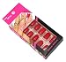 NAILWAY Press On Fake Nails Self Adhesive Fake nail Pre-glue Nail Art with Adhesive Tab False Nails Tips Artificial Nails Manicure Set Fast & Easy Tips,24pcs/set