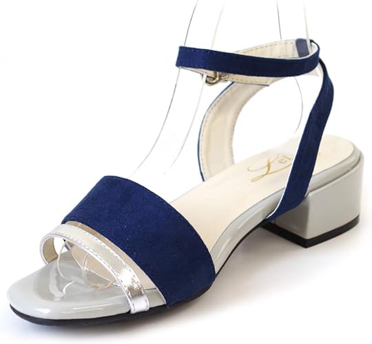 Amazon アミアミ チャンキーヒール ストラップサンダル 太ヒール レディース ファッションサンダル