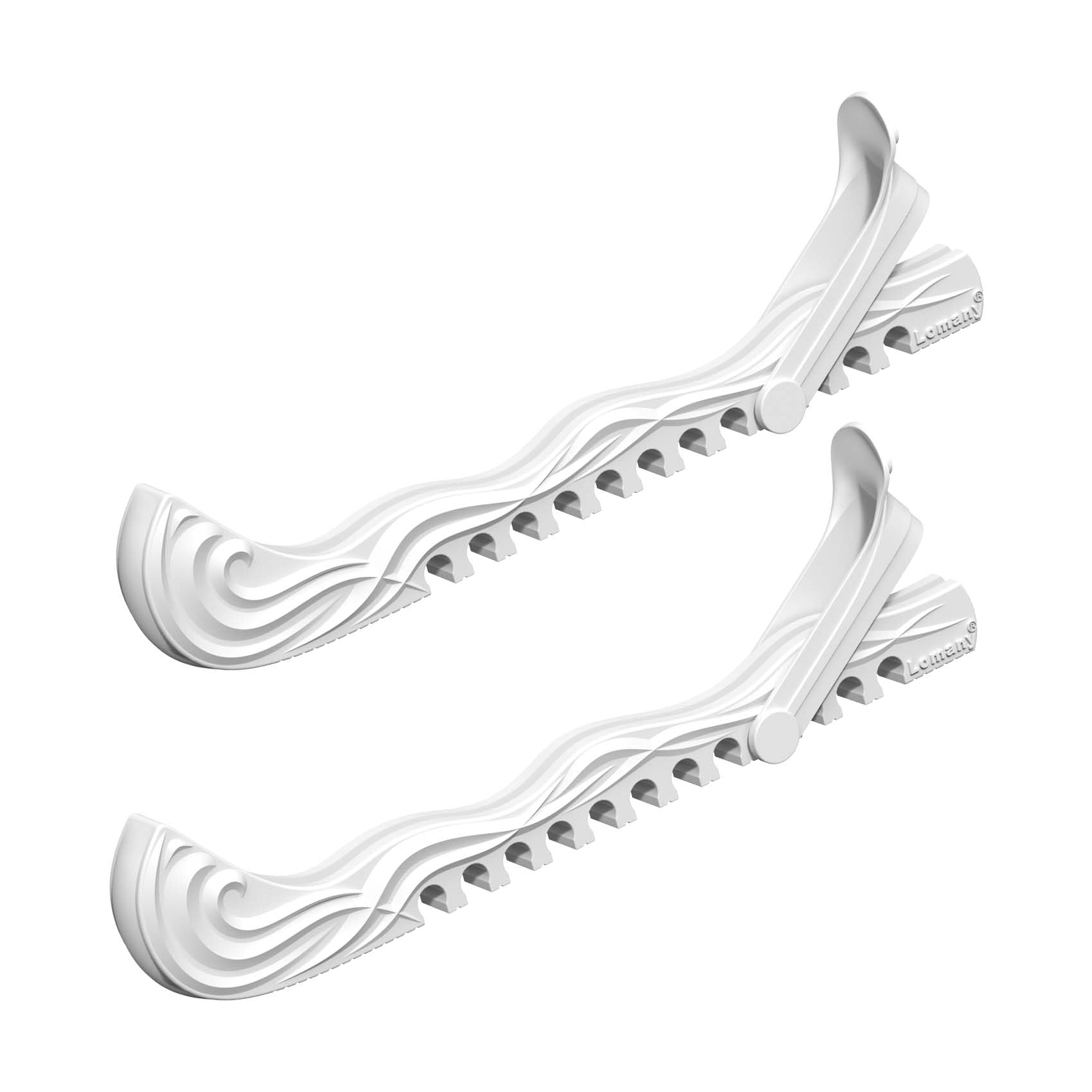 CUNTAUK Ice Skate Guards, Hockey Shoes Ice Skate Blade Covers, Adjustable Buckles Ice Skating Protector Figure Skate Guards Ice Hockey Accessories for Teens or Kids S Ice Skating Skates (White, Small)