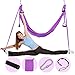 Nillygym Yoga Swing Antigravity Yoga Inversion Exercise - Aerial Yoga Hammock Set - Trapeze Yoga - Sling Yoga - Extension Straps (Mounting Accessories NOT Included)