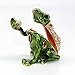Waltz&F Kiss pearl frog Trinket Box Hinged Hand-painted Animal Figurine Collectible Ring Holder