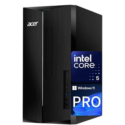 acer Aspire Business Desktop | 14th Gen Intel Core i5-14400 Processor | 32GB DDR5 RAM, 1.5TB Storage(1TB SSD & 500GB HDD) | WiFi6+Bluetooth5.1 | Keyboard+Mouse | Windows 11 Pro