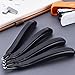 Outus 4 Pieces Magnetic Staple Remover Push Style Remover Easy Staple Remover Tool (Black)