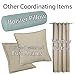 Brielle Home Stream Textured Decorative Pillow Sham Set, Standard, Grey