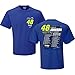 Jimmie Johnson 2018 Monster Energy NASCAR Cup Series Schedule T-Shirt (XLarge)
