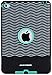 iPad Mini 4 Case, iPad Mini 4 Cover, BENTOBEN Three Layers Heavy Duty Rugged High Impact Resistant Hybrid PC Soft Silicone Shockproof Protective Case for iPad Mini 4, Black/Mint Green