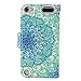 iPod Touch Case, UrSpeedtekLive iPod Touch 5 Case, iPod Touch 6 Case, Premium PU Leather Wristlet Flip Case Cover with Card Slots & Stand for Apple iPod Touch 5 /6 , Mandala flower