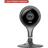Nest (NC1102ES-MS Cam Indoor Security Camera + 1 Year Extended Warranty