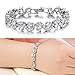Opk Jewelry Platinum Plated Cubic Zirconia bracelet For women Wedding Jewelry