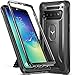 YOUMAKER Kickstand Case for Galaxy S10+ Plus, Heavy Duty Protection Full Body Shockproof Slim Fit Without Built-in Screen Protector Cover for Samsung Galaxy S10 Plus 6.4 inch (2019) - Black primary