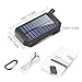 Solar Charger, Dostyle 8000mAh Portable Solar Power Bank External Backup Battery Pack 3 USB Ports Solar Phone Charger with 21 LED Light Compatible for All Cellphone Samsung Galaxy & Android Devices