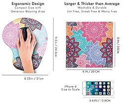 Ergonomic Design Mouse Pad with Wrist Rest Hand