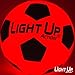 Light Up Action Soccer ball Silver Edition VALUE PACK Traditional Size 5