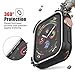 Compatible with Watch Case 44mm 42mm 40mm 38mm, Shock Proof Protective Rugged Case Scratch Resistant Bumper Cover Replacement for Watch Series 5/4/3/2/1 44mm 42mm 40mm 38mm