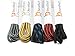 BB BROTHER BROTHER Colored Replacement Boot Laces [5 Pairs] of Heavy Duty Durable and Tough Round Shoe laces for Outdoor, Mountaineering, Winter, Work, Hiking, Hunting, Walking Boots Shoelaces/Strings