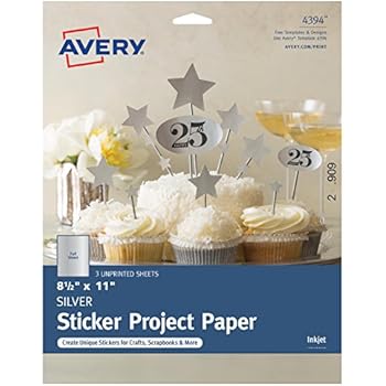 sticker neato vinyl paper Sticker White Amazon.com Project Matte Paper, Avery :