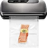 NutriChef PKVS Vacuum Sealer, 12", Stainless