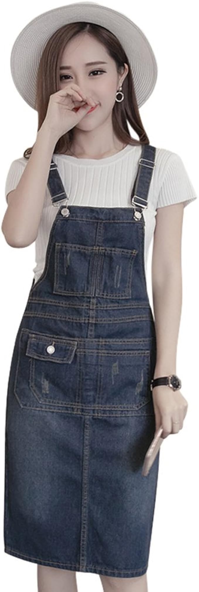 Plus size jean dress amazon Clearance