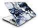KECC Compatible with MacBook Air 13 inch Case 2010-2017 Release (Old Version) A1466 A1369 Plastic Hard Shell for MacBook Air 13.3 inch, Black Grey Marble