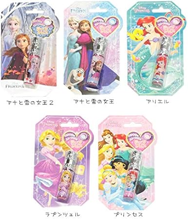 Amazon ディズニー プリンセス キラキラストーン付き リップグロス 香り付き 子供用 化粧品 リップクリーム Dn アナと雪の女王 メイクアップ おもちゃ