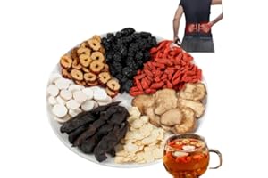 VJPPII Ginseng & Mulberry Herbal Tea,Kidney Tea Formula Ginseng Six Treasure TeaBag,6 Ingredients Blend Treasure Kidney (30pc)