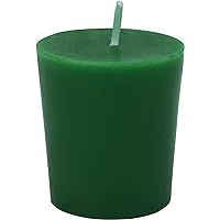 Zest Candle CVZ-012 Votive Candles, Hunter Green, Small, 12-Piece