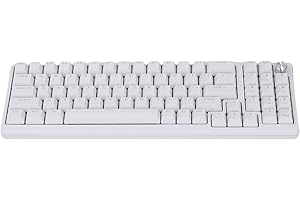 SUNGOOYUE Mechanical Gaming Keyboard, 78 Keys RGB Backlit Blue Switch USB Wired Keyboard with Volume Knob and Multimedia Cont