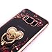 CaseHaven Galaxy S8 Plus Case, Glitter Crystal Heart Floral Series - Slim Luxury Bling Rhinestone Clear TPU Case with Ring Stand for Samsung Galaxy S8 Plus (SM-G9550) - Rose Gold