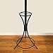 Gray Bunny GB-6808 Metal Coat Rack, Hat Stand, Umbrella Holder, Hall Tree, Black, For Home or Office