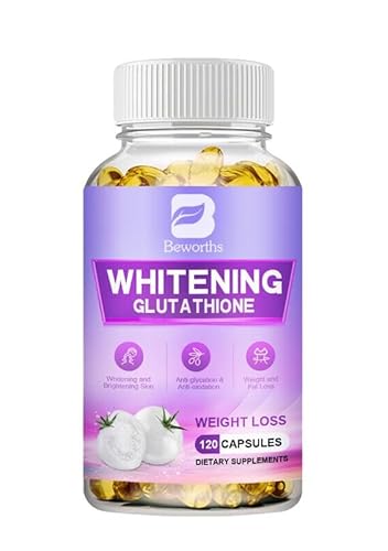 White Tomato Glutathione (120 Capsules) for Skin Whitening, Brightening,  Anti-Aging in Saudi Arabia