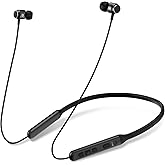 Toztnix Neckband Bluetooth Headphones, Wireless Bluetooth 6.0 Earbuds with Microphone, Comfortably Light, Deep Bass Earphones 35H Playtime, IPX5 Waterproof, Magnetic Headset for Workout (Black)