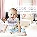 Kinsard Baby Bandana Drool Bibs, Soft and Absorbent, 100% Cotton Bib For Drooling and Teething, 4 Pack Gift Set, Unisex-For Boys and Girls