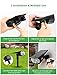 LITOM 30 LED Solar Motion Sensor Landscape Spotlights, IP67 Waterproof Outdoor Solar Powered Security Wall Lights 3 Modes Solar Landscaping Lighting for Yard Garden Garage Pool Patio 2 Pack Cold White