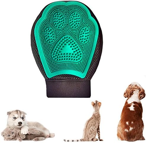 Pet Glove Pet grooming glove Pet glove brush Gentle and Efficient Pet Grooming Hair removal Glove for Dog and Cat