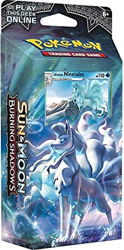 Pokemon TCG Card Game Sun and Moon Burning Shadows Theme Deck - Alolan Ninetales