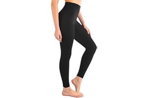 Leafigure High Waisted Leggings for Women- Soft No See-Through Yoga Pants for Gym Workout Running