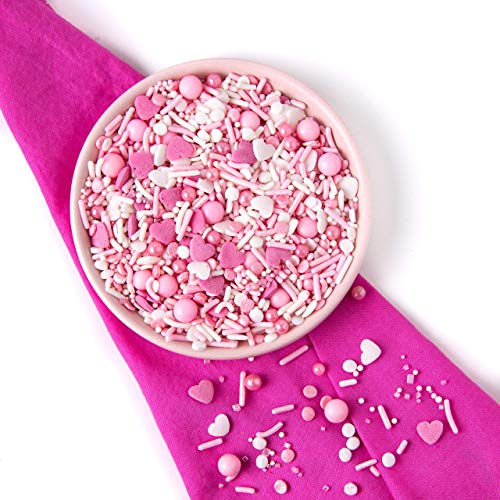 Sweets Indeed Pink Sprinkles Cake Sprinkles GlutenFree Sprinkles