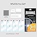 Ringke Screen Protector Compatible with Galaxy S5 - Invisible Defender [Max HD Clear Quality] Perfect Touch Precision High Definition (HD) Clear Quality Film (4-Pack) for Samsung Galaxy S5