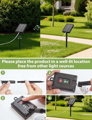 Giliwosy Guirnaldas Luces Exterior Solar 2 Packs, 15+2M 150 LED Luces Solares LED Exterior Jardín, 8 Modos IP65 Impermeable Blanco Cálido Cadena Luces LED para Jardin, Terraza, Árbol, Bodas, Fiestas
