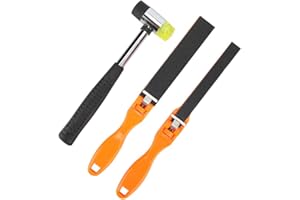 Jewelry Polishing Tool, Polyurethane Hammerhead and Steel Handle for Jewelry Processing, with Smooth Surface and Strong Antio