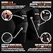 Mava Sports Knee Support Sleeves (Pair) (Black, XX-Large)
