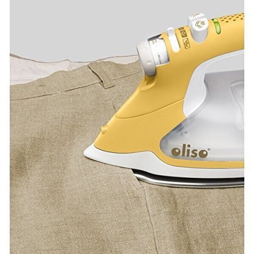 Oliso TG1600 Smart Iron / Steam Iron + Ironing Board Cover BUNDLE - iTouch Self Lifting Technology - Auto Shut Off - Multiple Steam Iron Options - 18