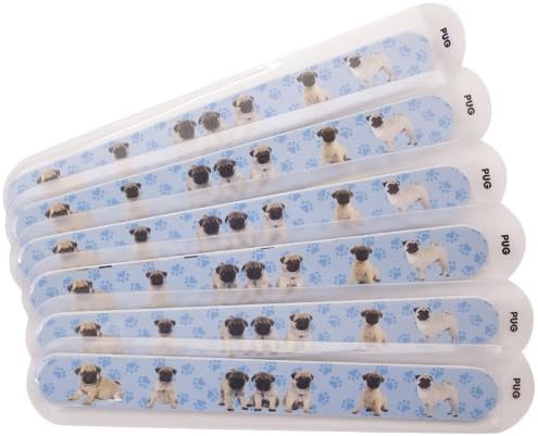 Fetch Disco Bulk Nail Files, Pug, 6-Pack
