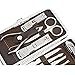 Rong Keast stainless steel manicure Set of 12Pcs,Professional Grooming Kit,pedicure tools professional，pedicure manicure kit，nail clipper set，Nail Tools with Luxurious Travel Case