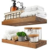 BAOBAB WORKSHOP Floating Wood Shelves Set of 2