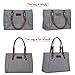 S-ZONE Women Handbags Lightweight Large Work Tote Bag Casual Shoulder Purse