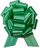 Christmas Green Pull String Bows - 8