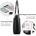 EDODAY Laptop Tote Bag, 15.6 Inch Computer Bags Women Shoulder Laptop Case Work Bags for Women,Black,Graduation Gifts
