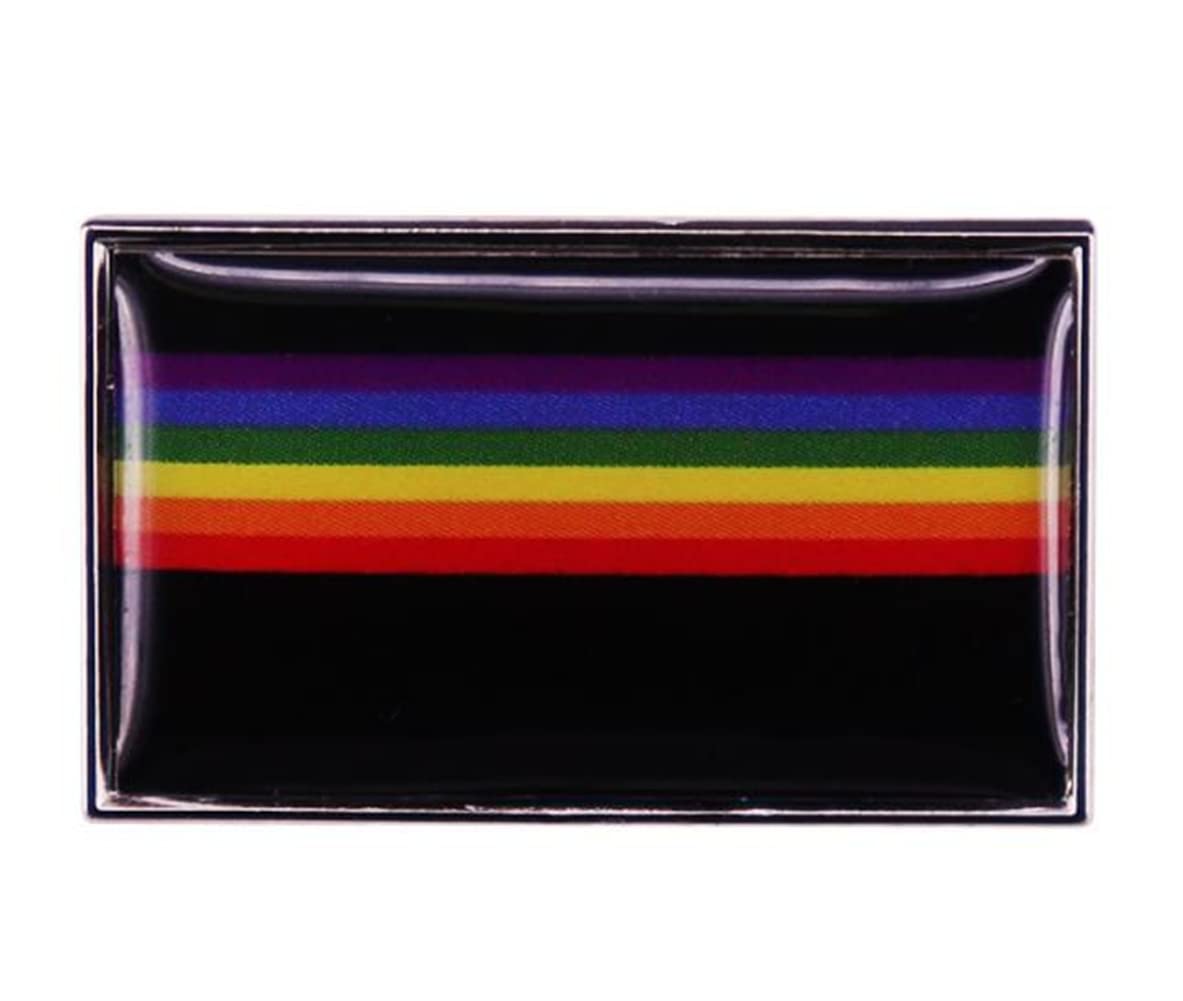 Rainbow Flag Brooch Gay Badge - LGBTQ Flag Pride Badge - LGBT Equality Pride Pin Brooch