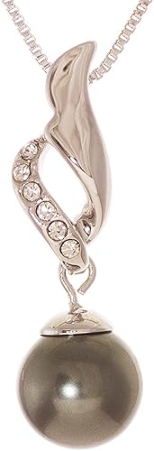 Amazon デバリエ Y479 5月誕生日プレゼント 女性 人気 彼女 母 母の日のプレゼントお返し ギフト 贈り物 誕生石 パール ネックレス レディース ブラックパール ネックレス 通販